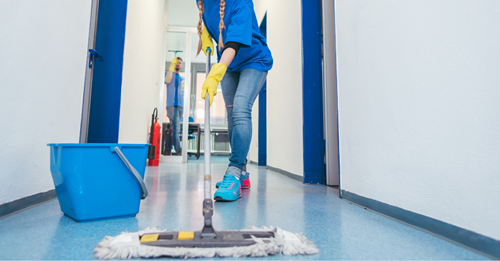 Regular cleaning can extend the life of your floor by preventing the buildup of dirt, grime and abrasive particles that cause wear and deterioration.